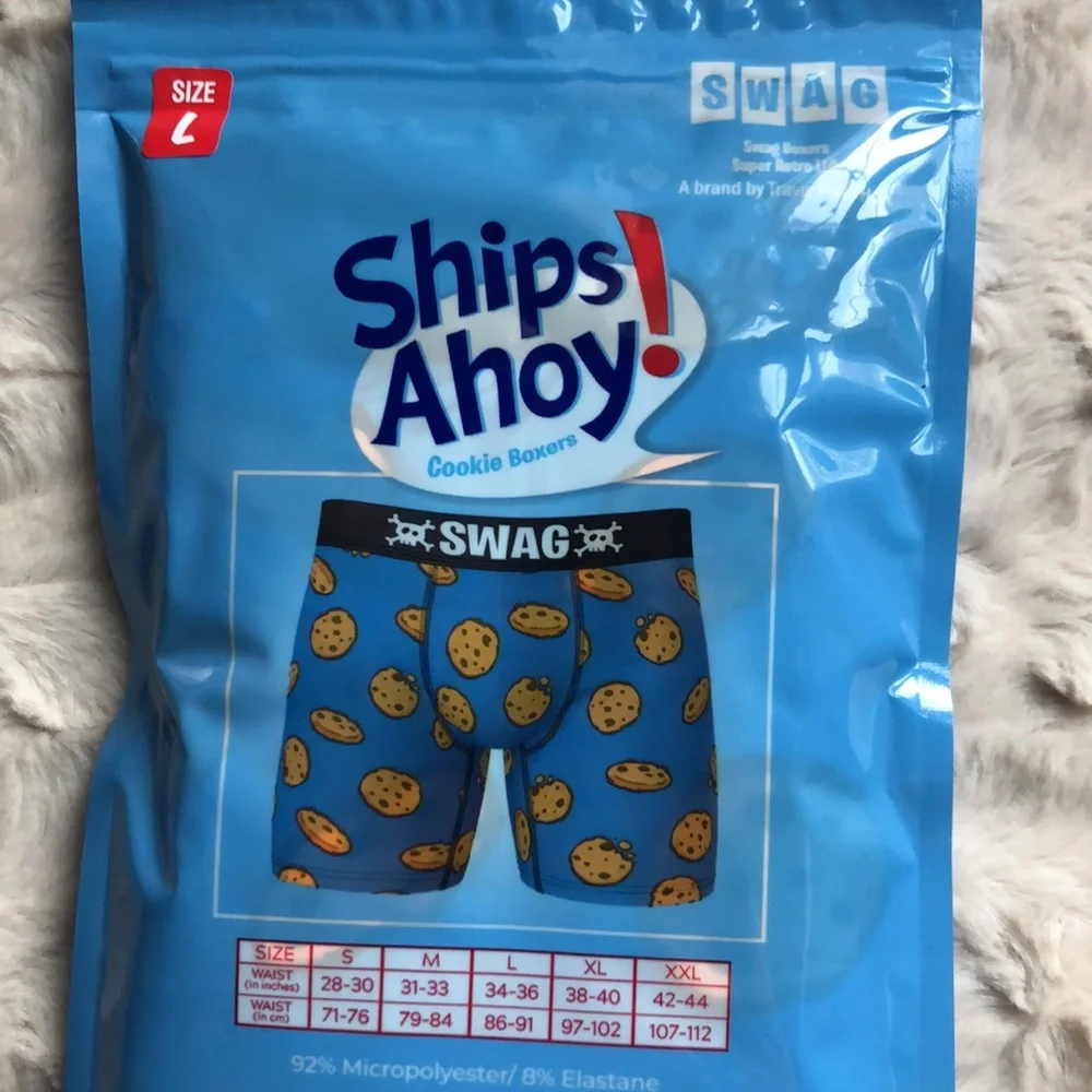 Men’s SWAG Ships Ahoy Cookie Boxer Briefs